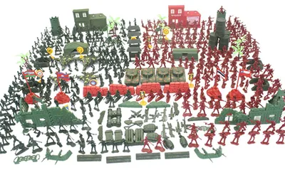 Zdjęcie produktu dla 330-teilige Druckguss-Armeefahrzeug-Sets, PVC-Modelle, Autospielzeug, Soldat, Männer, lehrreich, für tolles Geschenk für Jungen und Mädchen