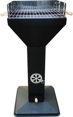 Produktbild von JW Standsäulengrill Standgrill Holzkohlegrill 2748 schwarz
