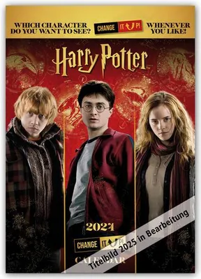 Immagine prodotto di Harry Potter - Cambiamento - Calendario A3 poster 2025 - Calendario da parete