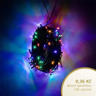 Obrázek produktu pro LED světelný řetěz ELSLN, 40 m, 200 barevných diod