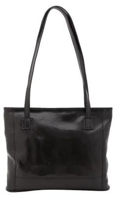 Produktbild von Cressa Damen-Schultertasche aus echtem Rindsleder mit Reißverschluss Camel-Tan UNICA 30x37x8 cm 5522-Cognac
