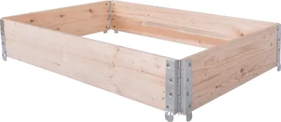 Produktbild von ROJAPLAST Vyvýšený záhradný záhon, skladací, drevo, borovica 120 × 80 × 20 cm