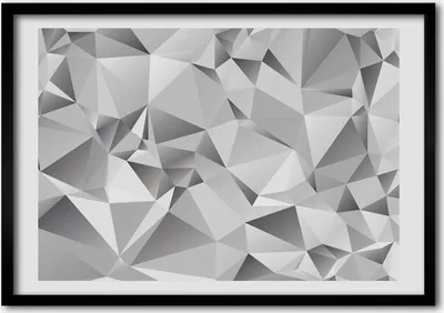 Produktbild von Bild - Bilderrahmen - 100 cm x 70 cm - MDF - Rahmen - Foto - Wandkunst 3D-Abstraktion