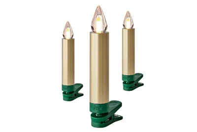Produktbild von KRINNER Lumix SuperLight Flame Mini gold 12 Stück