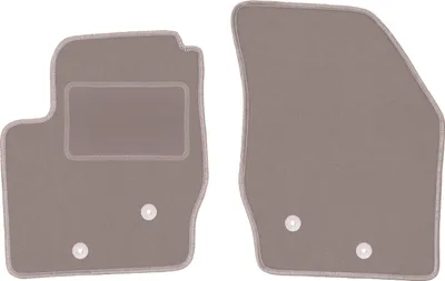 Image de Tapis de sol en velours pour Volvo XC90 I SUV 7 places (2002-2014) - tapis de sol avant LUX beige (2 pièces)