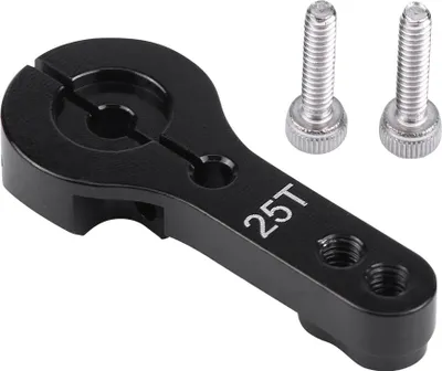 Zdjęcie produktu dla półramię serwomechanizmu 25mm 25T Akcesoria RC do Futaba / Ace / TowerPro MG Czarny