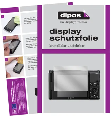 Produktbild von 5x Schutzfolie für Sony ZV-1 klar Displayschutzfolie Folie Display Schutz dipos