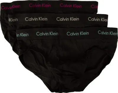 Immagine prodotto di Slip uomo CK CALVIN KLEIN mutande confezione 3 capi cotone elastiicizzato elastico a vista articolo UU2661G hip brief 3pk, M, Cotone 95%,Spandex 5%