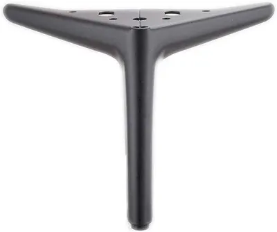 Image de Deux pieds de meuble noirs, pieds de soutien, pieds pour lits à caissons, pieds pour lits surélevés, pieds pour fauteuils, pieds pour poufs, pieds de table et pieds de bureau de rechange