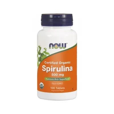 Produktbild von NOW Foods - Spirulina, , 500mg, 100 Tabletten