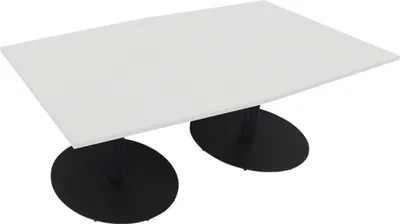 Produktbild von Bespr.ti. Tonneau Tellerfuß Rund B2000xT1000/1100xH720 an/Weiß