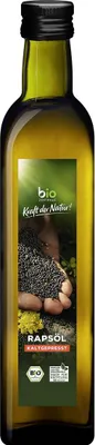 OLEJ RZEPAKOWY TŁOCZONY NA ZIMNO BIO 500 ml - BIO ZENTRALE