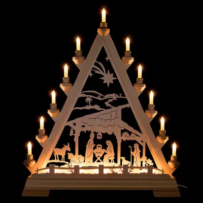 Produktbild von Lichterspitze Betlehem (56cm) von Kunstgewerbe Taulin