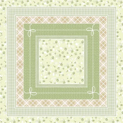 Produktbild von Airlaid Tischdecke Hermine in Nature, 80 x 80 cm, 20 Stück - Mank - Mitteldecke Ornamente