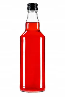 Produktbild von Glasflasche 0,5L mit Schraubverschluss – Flasche für Likör, Saft & Spirituosen – 500 ml