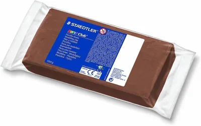 Immagine prodotto di Argilla modellabile Noris Club, 1000 g, marrone