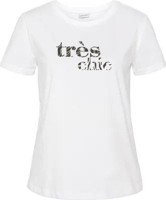 Produktbild von LASCANA T-Shirt weiß Größe 40/42