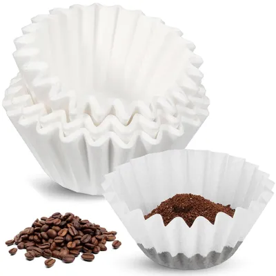 Kaffeefilterpapier 200 Stück, Korbfilter 80/200 mm, weiß