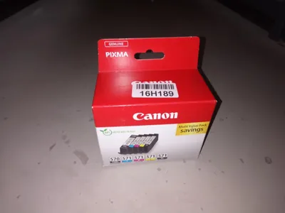 Produktbild von Canon PGI-570/CLI-571 PGBK/C/M/Y/BK Multipack, Schwarz, Cyan, Magenta, Gelb, 5 Stück(e), Multipack