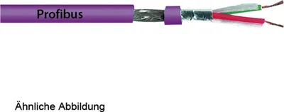 Produktbild von HELU KABEL Profibusleitung für feste Verlegung 2-adrig, 1x2x0,64mm² Außendurchmesser 8,0mm, Aderdurchmesser 2,55mm - 1