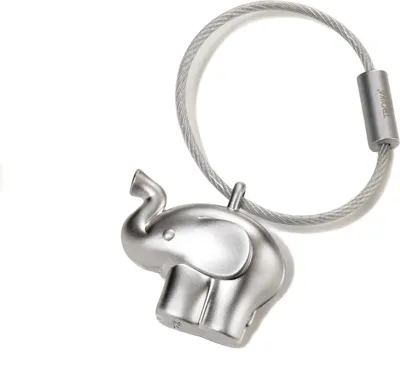 Produktbild von TROIKA KR14-01/MA, Schlüsselanhänger, Silber, Abbildung, 17 mm, 30 mm, 40 g