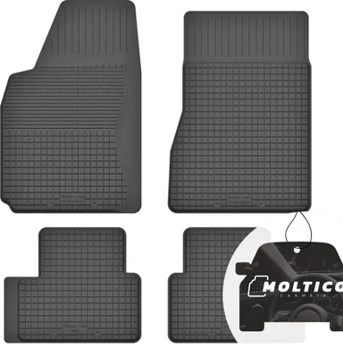 Produktbild von Gummimatten mit Rand Auto Fußmatten Gummi Automatten Passgenau 4-teilig Set - passend für Renault Megane III 2008-2016