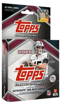 Zdjęcie produktu dla Topps NFL Flagship Football 2026 - Pudełko kolekcjonerskie