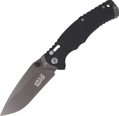 Productafbeelding van Herbertz Solingen Selektion mes, zwart, G10 handvat, Stonewash lemmet