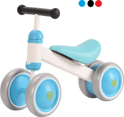Produktbild von Dazhom Kinder Laufrad,Balance Fahrrad,Kinderlaufrad,Dreirad ohne Pedal für Kinder von 1-3 Jahre Blau