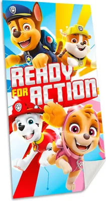 Produktbild von Paw Patrol Baumwoll-Bade- und Strandtuch
