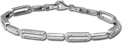 Produktbild von SilberDream Armband 925er Sterling Silber silber, weiß Damen Schmuck SDA4810W