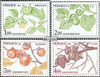 Produktbild von Briefmarken Monaco 1981 Mi 1502-1505 (kompl.Ausg.) gestempelt Die vier Jahreszeiten