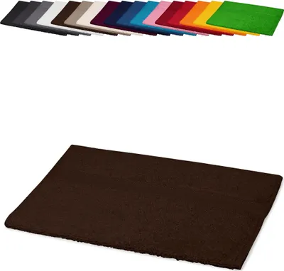 Produktbild von Gästetuch 30x50 cm Gästehandtuch Kinderhandtuch 100% Baumwolle, Farbe: Braun