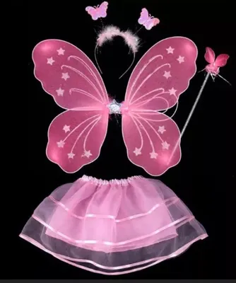 Produktbild von Kostüm Fee - Engel - Schmetterling - Kinder - Fasching - Karneval - Party - Verkleidung