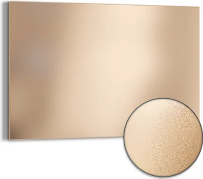 Produktbild von DEQORI Magnettafel Metall 60x40 cm 'Pfirsich' Whiteboard Pinnwand Magnetboard Büro