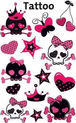 Produktbild von Tattoos Sticker Pinky Girl