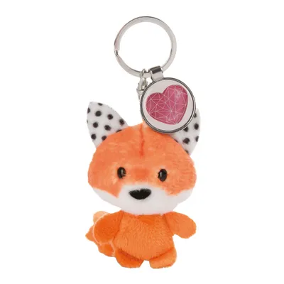 Produktbild von Nici Plüsch Schlüsselanhänger Fuchs mit Herz, 7cm