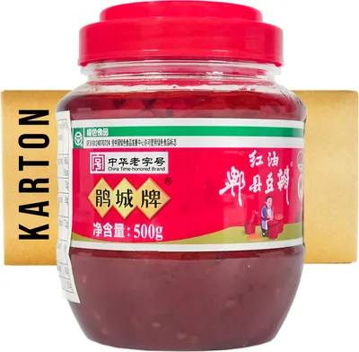 Produktbild von Pixian Sichuan Saubohne in Chilliöl 24x500g