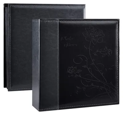 Zdjęcie produktu dla Album na zdjęcia, mieszczący 600 zdjęć o wymiarach 4x6, z elegancką okładką skórzaną