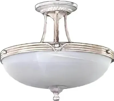 Produktbild von Deckenlampe Lampen Deckenleuchter Lüster Kronleuchter Weiß Glas Modern
