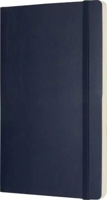 Image de Moleskine - Carnet de notes "Classic L", Unicolore PF3021 (Taille unique) (Bleu saphir)