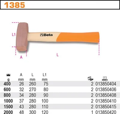 Produktbild von Kupferhammer 400g - BE 1385/400