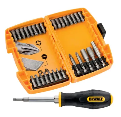 Image de Dewalt DT71506-QZ - Kit de tournevis 30 pièces avec tournevis 6 en 1
