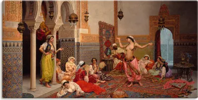 Produktbild von ARTland Leinwandbild Tanz im Harem. Größe: 60x30 cm