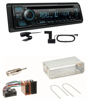 Produktbild von Kenwood KDC-BT560DAB Bluetooth DAB USB Einbauset für Renault Clio 1 2 Twingo