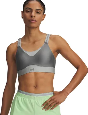 Image de Soutien-gorge de sport Under Armour Infinity 2.0 Mid vert argile-titane-argile L