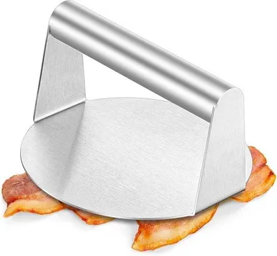 Image de Presse à hamburgers en acier inoxydable de 55 cm, facile à nettoyer et lavable au lave-vaisselle