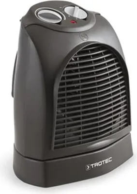 Produktbild von TROTEC Heizlüfter TFH 22 E in der Trendfarbe Mocca mit 90°-Oszillation und Schutzart 2, 2 Heizstufen (max. 2000 W),1 Kaltstufe (Ventilatorfunktion) für Wohnräume, Büros, Werkstätten