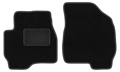 Zdjęcie produktu dla Wielganizator dywaniki welurowe LUX przednie do Mazda Tribute SUV (2000-2011) - czarne dywaniki samochodowe BASIC komplet (2 szt.)