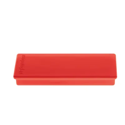 Produktbild von magnetoplan Rechteckmagnet B55xT22xS8 mm rot - 1665106